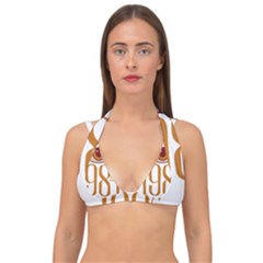 Orwell Double Strap Halter Bikini Top by Valentinaart