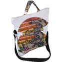 Possum - Mentally Sick Physically Thick Fold Over Handle Tote Bag View1