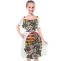 Possum - Mentally Sick Physically Thick Kids  Cut Out Shoulders Chiffon Dress View1