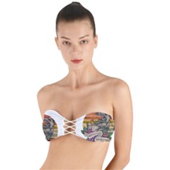 Possum - Mentally Sick Physically Thick Twist Bandeau Bikini Top