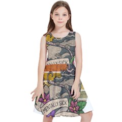 Possum - Mentally Sick Physically Thick Kids  Skater Dress