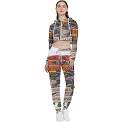 Possum - Mentally Sick Physically Thick Cropped Zip Up Lounge Set by Valentinaart