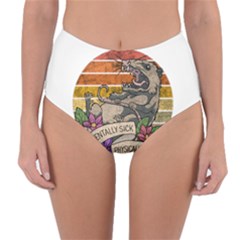 Possum - Mentally Sick Physically Thick Reversible High-waist Bikini Bottoms by Valentinaart