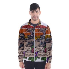 Possum - Mentally Sick Physically Thick Men s Windbreaker by Valentinaart