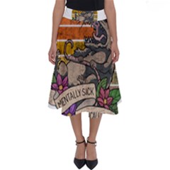 Possum - Mentally Sick Physically Thick Perfect Length Midi Skirt by Valentinaart