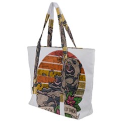 Possum - Mentally Sick Physically Thick Zip Up Canvas Bag by Valentinaart