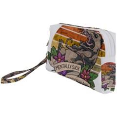 Possum - Mentally Sick Physically Thick Wristlet Pouch Bag (small) by Valentinaart