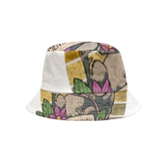 Possum - Mentally Sick Physically Thick Inside Out Bucket Hat (kids) by Valentinaart