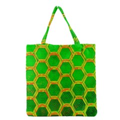 Hexagon Windows Grocery Tote Bag by essentialimage