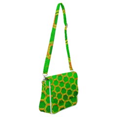 Hexagon Windows Shoulder Bag With Back Zipper by essentialimage