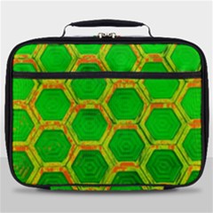 Hexagon Windows Full Print Lunch Bag by essentialimage