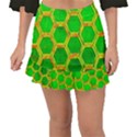 Hexagon Windows Fishtail Mini Chiffon Skirt View1