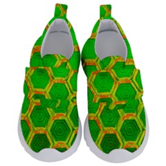 Hexagon Windows Kids  Velcro No Lace Shoes by essentialimage