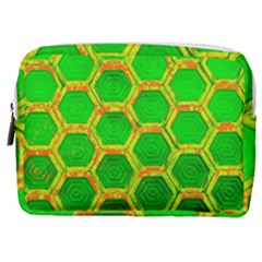 Hexagon Windows Make Up Pouch (medium) by essentialimage