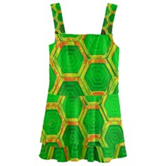 Hexagon Windows Kids  Layered Skirt Swimsuit by essentialimage