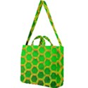 Hexagon Windows Square Shoulder Tote Bag View1