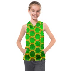 Hexagon Windows Kids  Sleeveless Hoodie by essentialimage