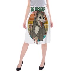 Possum - Be Urself Midi Beach Skirt by Valentinaart