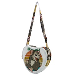 Possum - Be Urself Heart Shoulder Bag by Valentinaart