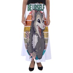 Possum - Be Urself Flared Maxi Skirt by Valentinaart