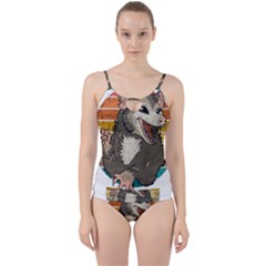 Possum - Be Urself Cut Out Top Tankini Set by Valentinaart