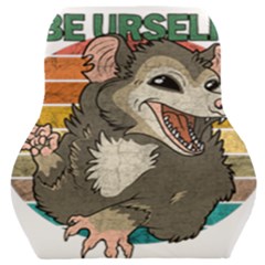 Possum - Be Urself Car Seat Back Cushion  by Valentinaart