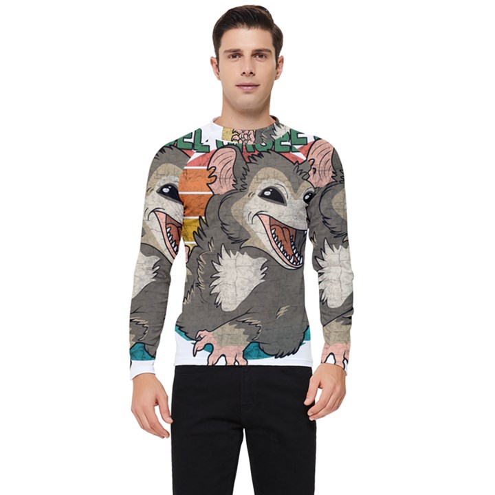 Possum - Be Urself Men s Long Sleeve Rash Guard