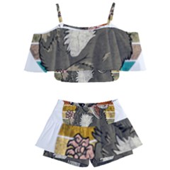 Possum - Be Urself Kids  Off Shoulder Skirt Bikini by Valentinaart