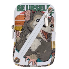 Possum - Be Urself Belt Pouch Bag (small) by Valentinaart