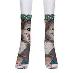 Possum - Be Urself Men s Crew Socks by Valentinaart