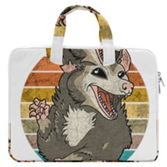 Possum - Be Urself Macbook Pro Double Pocket Laptop Bag by Valentinaart