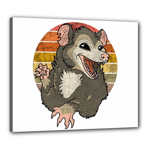 Possum  Canvas 24  X 20  (stretched) by Valentinaart