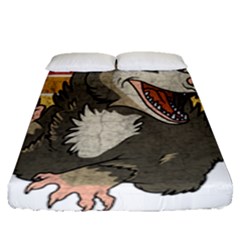 Possum  Fitted Sheet (queen Size) by Valentinaart