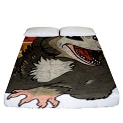 Possum  Fitted Sheet (king Size) by Valentinaart