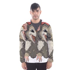 Possum  Men s Hooded Windbreaker by Valentinaart