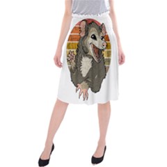 Possum  Midi Beach Skirt by Valentinaart