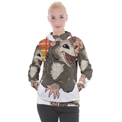 Possum  Women s Hooded Pullover by Valentinaart