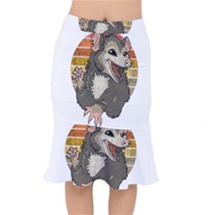 Possum  Short Mermaid Skirt by Valentinaart