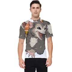 Possum  Men s Short Sleeve Rash Guard by Valentinaart