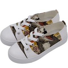 Possum  Kids  Low Top Canvas Sneakers by Valentinaart