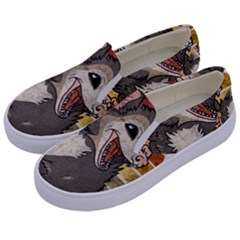 Possum  Kids  Canvas Slip Ons by Valentinaart