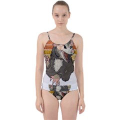 Possum  Cut Out Top Tankini Set by Valentinaart