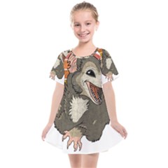 Possum  Kids  Smock Dress by Valentinaart