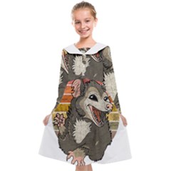 Possum  Kids  Midi Sailor Dress by Valentinaart