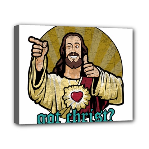 Buddy Christ Canvas 10  X 8  (stretched) by Valentinaart