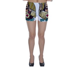 Buddy Christ Skinny Shorts by Valentinaart