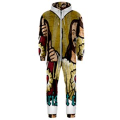 Buddy Christ Hooded Jumpsuit (men)  by Valentinaart