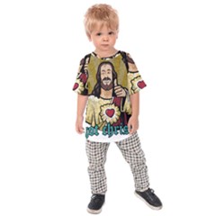 Buddy Christ Kids  Raglan Tee