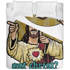 Buddy Christ Duvet Cover Double Side (california King Size) by Valentinaart