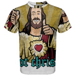 Buddy Christ Men s Cotton Tee by Valentinaart